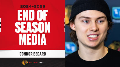 Connor Bedard End of Season Media