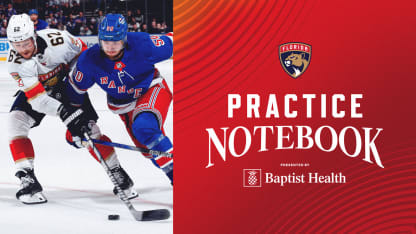 NOTEBOOK: Panthers are ready to rock at Amerant Bank Arena