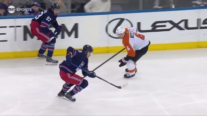 PHI@NYR: Miller scores goal against Aleksei Kolosov