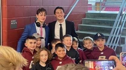 James and Mike - Postgame pic at BC