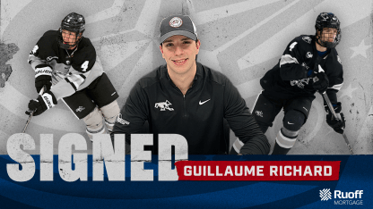 blue jackets sign draft pick guillaume richard entry level contract
