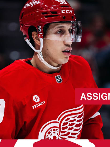 Red Wings assign Dominik Shine to Grand Rapids